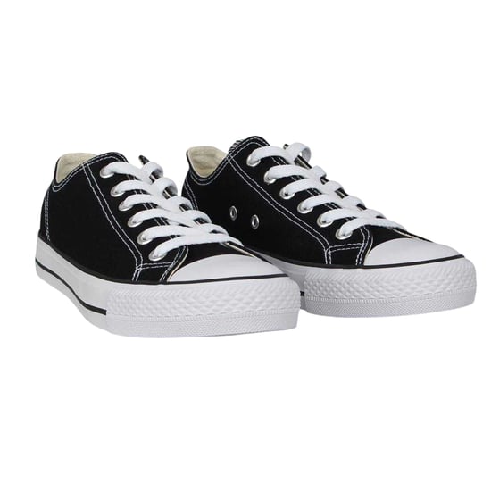 SoulCal Womens/Ladies Canvas Flat Trainers (Black) - Image 5