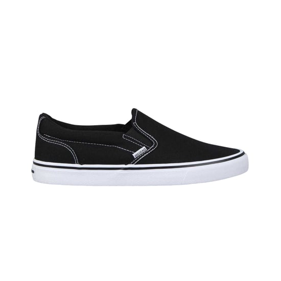 SoulCal Mens Canvas Flat Trainers (Black/White) - Image 2