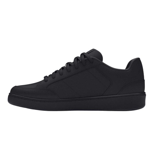 Under Armour Mens Official Leather Shoes (Triple Black) - Image 2
