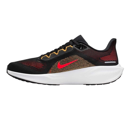 Nike Mens Air Zoom Pegasus 41 Road Pegasus Träningsskor (Svart/Krimson) - Image 3