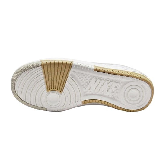 Nike Womens/Ladies Gamma Force Leather Platform Trainers (White/Off White) - Image 4