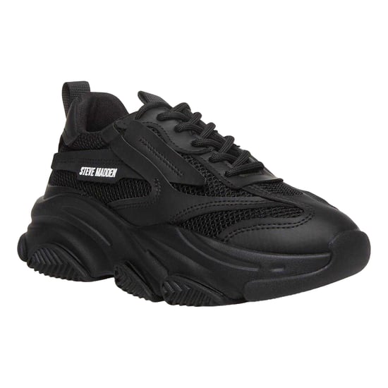Steve Madden Girls Possession Trainers (Black) - Image 3
