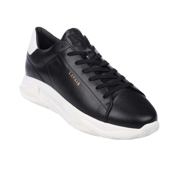 Lavair Heren Linear nappaleer sportschoenen (Zwart) - Image 3