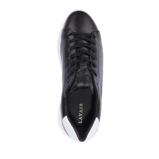 Lavair Heren Linear nappaleer sportschoenen (Zwart) - Image 4