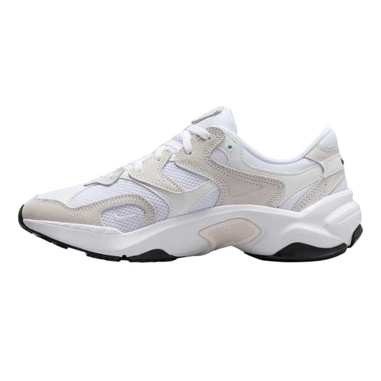Nike Dames/Dames Al8 Suède Hoge Zool Trainers (Wit, Zwart) - Image 2