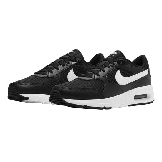 Nike Heren Air Max SC Leren Trainers (Zwart, Wit) - Image 5