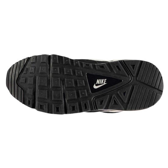 Nike Air Max-schoenen van leer voor jongens (Zwart, Wit) - Image 3