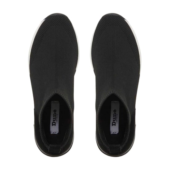 Dune London Womens/Ladies Engel Suede Wedge Trainers (Black) - Image 3