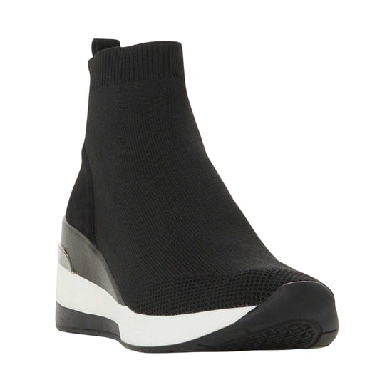Dune London Womens/Ladies Engel Suede Wedge Trainers (Black) - Image 4