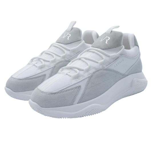 Lavair Heren Creator 2.0 Suède Trainers (Wit) - Image 4