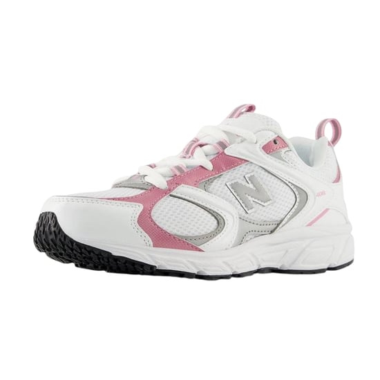 New Balance Dames 408 V1 leren sportschoenen (Wit/Roze) - Image 4