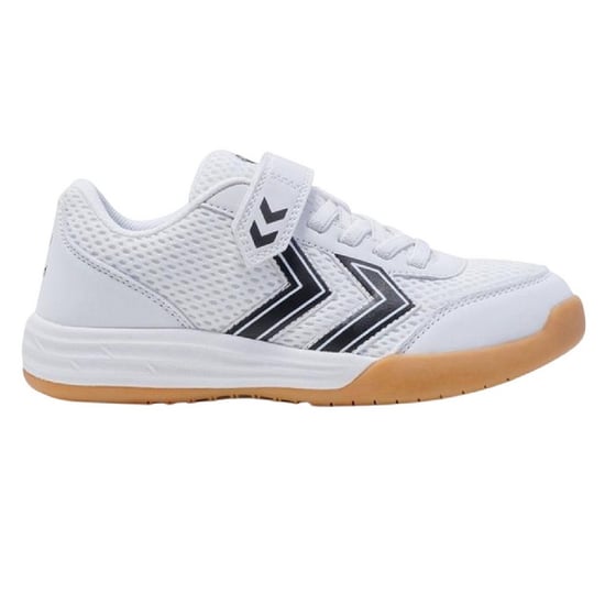 Hummel Kinderen/Kinderen Multiplay Flex Vc Flat Indoor Court Trainers (Wit, Zwart) - Image 1