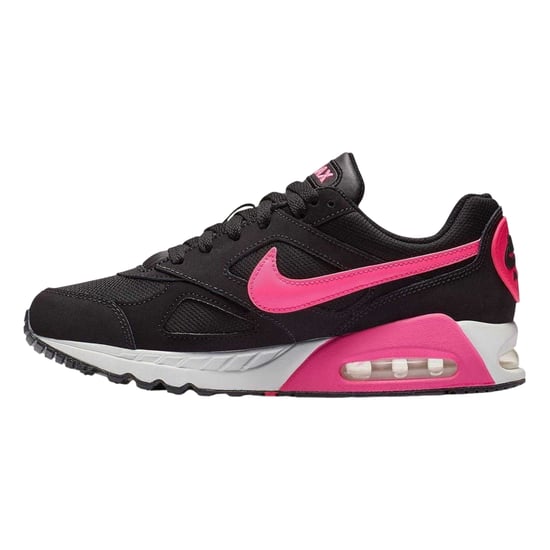 Nike Meisjes Air Max Ivo Leren Trainers (Zwart/roze) - Image 3