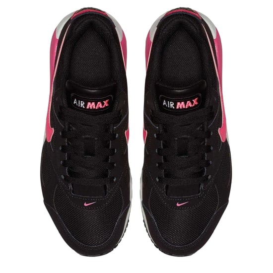 Nike Meisjes Air Max Ivo Leren Trainers (Zwart/roze) - Image 5