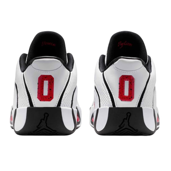 Nike Heren Air Jordan Tatum honkbalschoenen (Wit, Rood) - Image 2