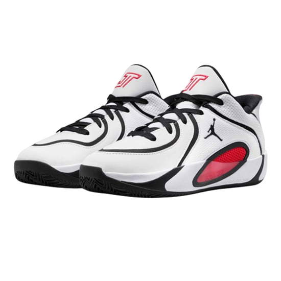 Nike Heren Air Jordan Tatum honkbalschoenen (Wit, Rood) - Image 3