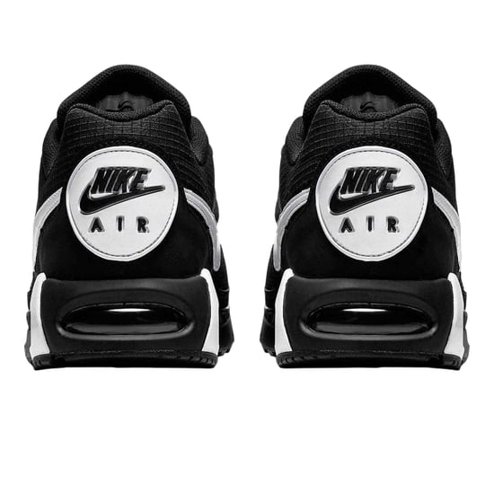Nike Mens Air Max Leather Trainers (Black/White) - Image 2