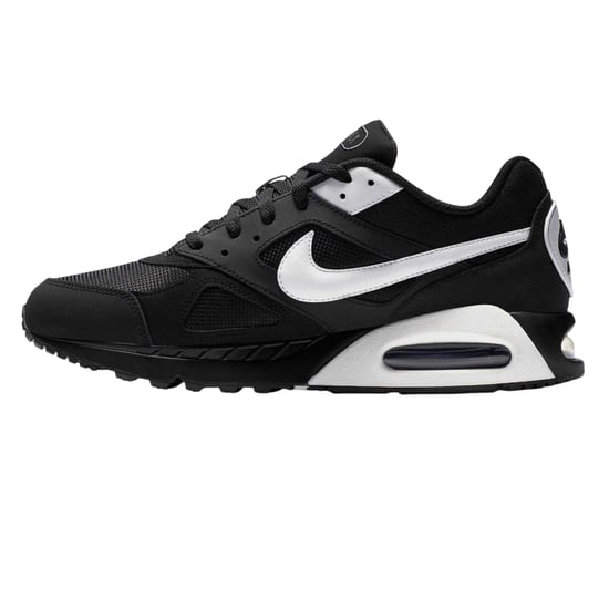 Nike Mens Air Max Leather Trainers (Black/White) - Image 3