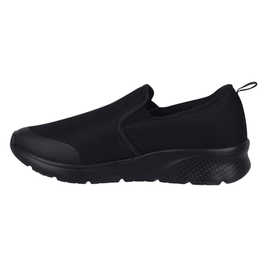 Slazenger Jongens Zeal Leren Slip-on Trainers (Zwart) - Image 3