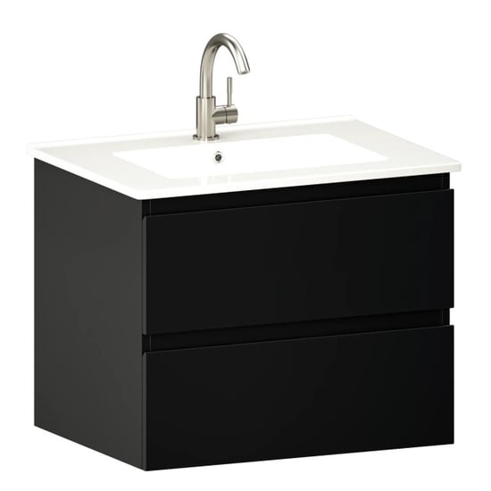 Mirlux Badkamermeubel norvi 60 cm - witte wastafel - Image 2