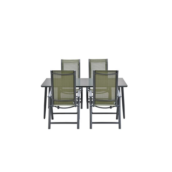 Garden Impressions 5-delige tuinset 4 limone stoelen met tafel perth - Image 3