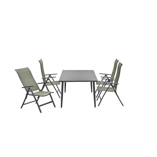 Garden Impressions 5-delige tuinset 4 limone stoelen met tafel perth - Image 6
