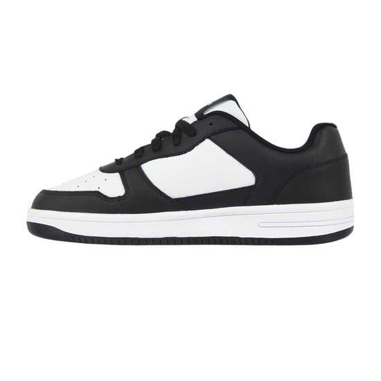 Slazenger Kinder Toren Leren Platte Sneakers (Zwart/Wit) - Image 2