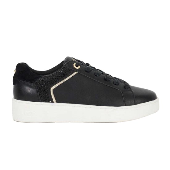 Dune London Womens/Ladies Elli Leather Platform Shoes (Black) - Image 1