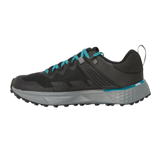 Columbia Womens/Ladies Facet Leather Trainers (Black/Teal) - Image 2