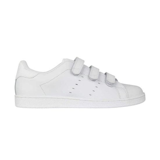 Lonsdale Leyton Leren Trainers voor Kinderen/Kinderen (Wit) - Image 1