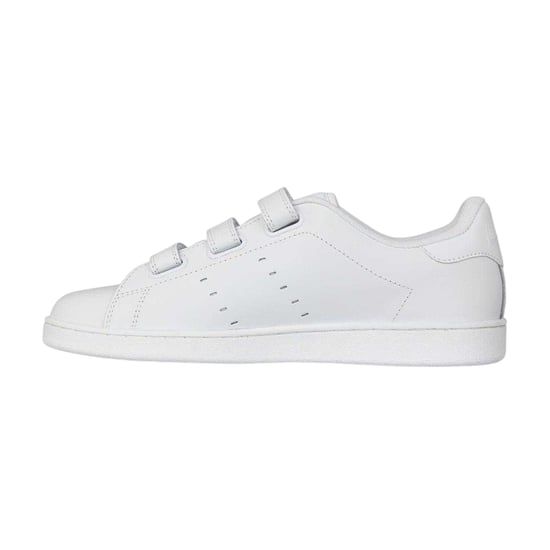 Lonsdale Leyton Leren Trainers voor Kinderen/Kinderen (Wit) - Image 2