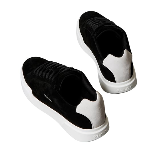 Calvin Klein Heren Suede Chunky Trainers (Zwart, Wit) - Image 2