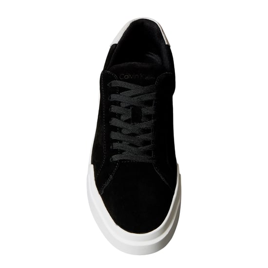 Calvin Klein Heren Suede Chunky Trainers (Zwart, Wit) - Image 4