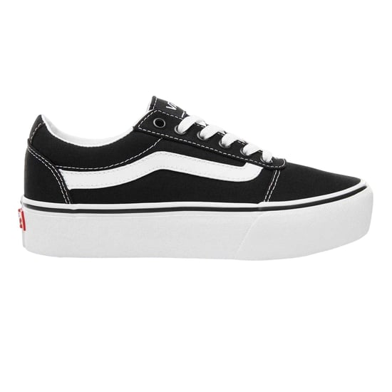 Vans Dames/Dames Ward Platform Trainers (Zwart, Wit) - Image 1