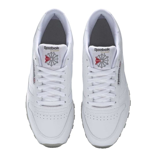 Reebok Mens Classic Leather Trainers (White) - Image 3