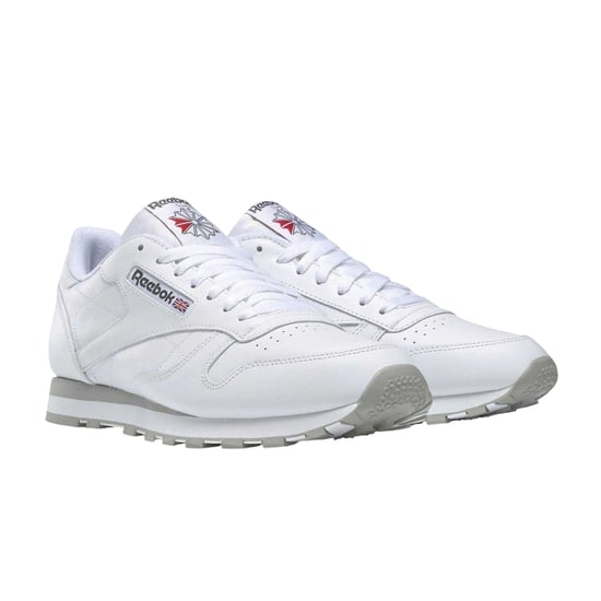 Reebok Mens Classic Leather Trainers (White) - Image 4
