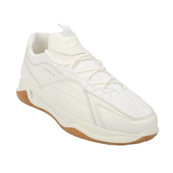 Lavair Heren Creator Premium Leren Trainers (Wit) - Image 3