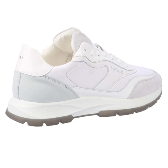 Lavair Heren Aequora Leren Trainers (Wit) - Image 2