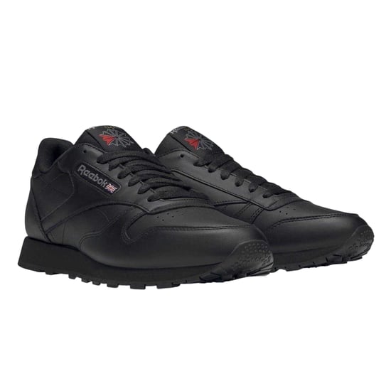 Reebok Mens Classic Leather Trainers (Black) - Image 4