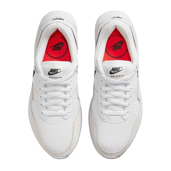 Nike Womens/Ladies Air Max Systm Mesh Trainers (White/Black) - Image 4