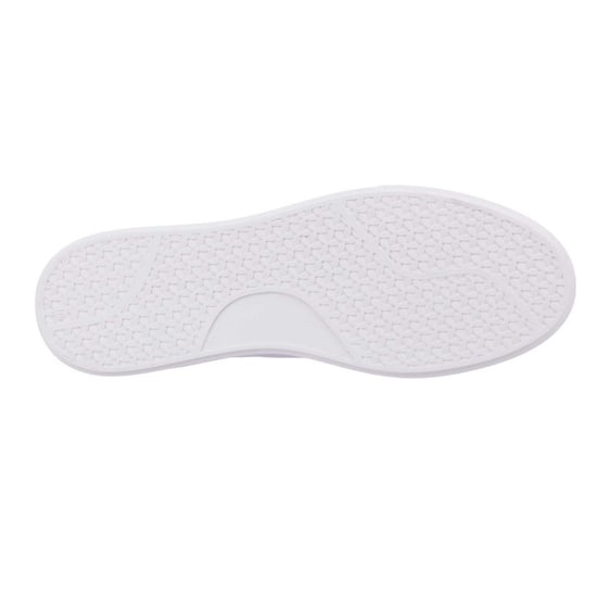 Lavair Heren Luna Logo Leren Trainers (Wit/Grijs) - Image 3