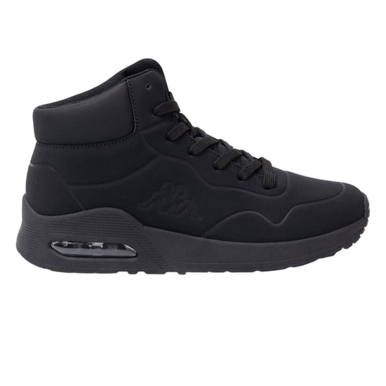 Kappa Kinderen Bolla Synthetisch Leren Hoge Sneakers (Zwart) - Image 1
