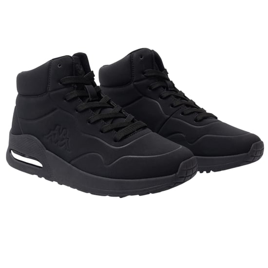 Kappa Kinderen Bolla Synthetisch Leren Hoge Sneakers (Zwart) - Image 4