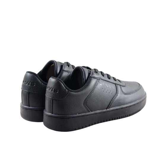 Levis Kinder/Kinder Union Leren Trainers (Zwart) - Image 2