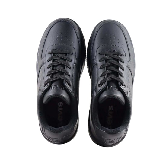 Levis Kinder/Kinder Union Leren Trainers (Zwart) - Image 4