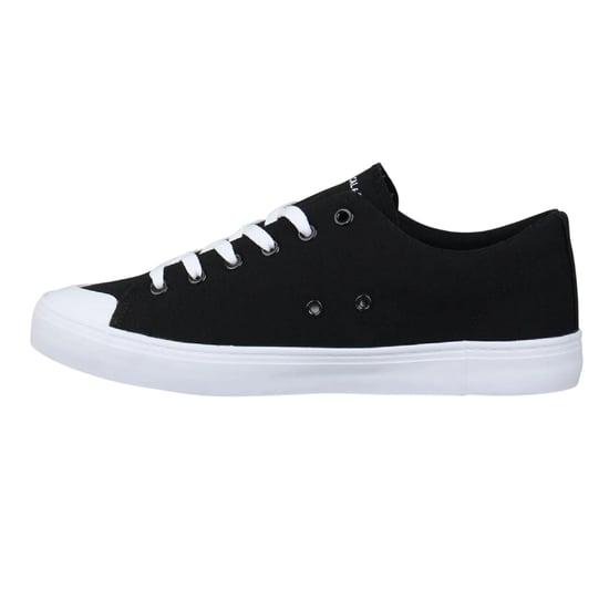 SoulCal Mens Canvas Trainers (Black/White) - Image 2