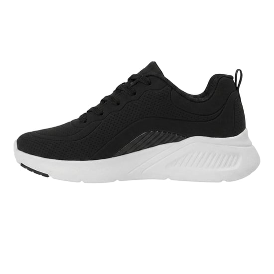 Skechers Womens/Ladies Bob Buno Logo Trainers (Black/White) - Image 3