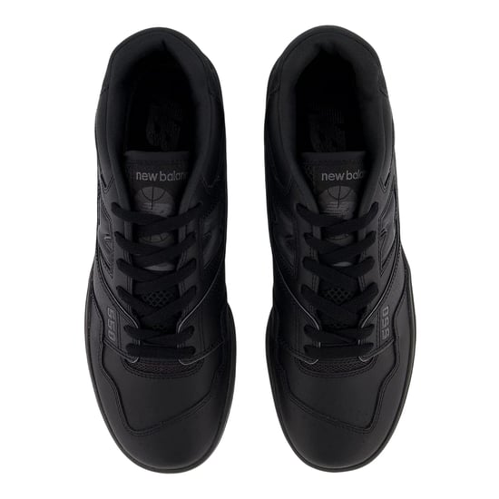 New Balance Heren BB550 Leren Trainers (Zwart) - Image 3
