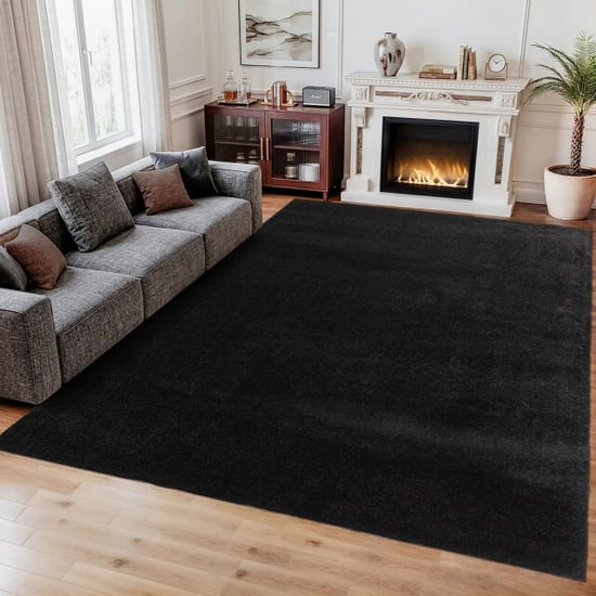 Muratap Comfy soft effen vloerkleed wasbaar uni 400x500 cm - Image 1