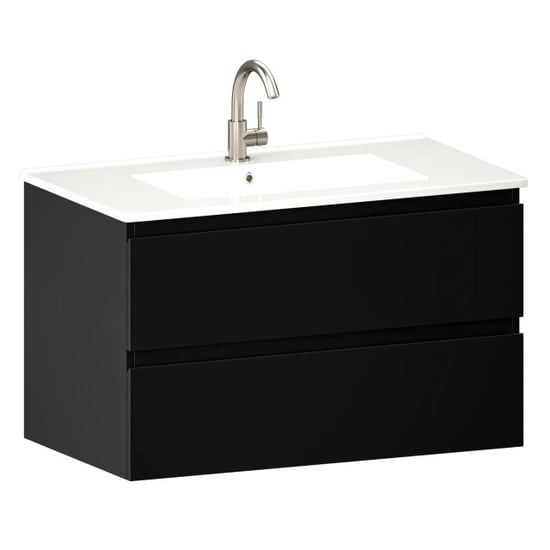 Mirlux Badkamermeubel luma 80 cm - witte wastafel - Image 3